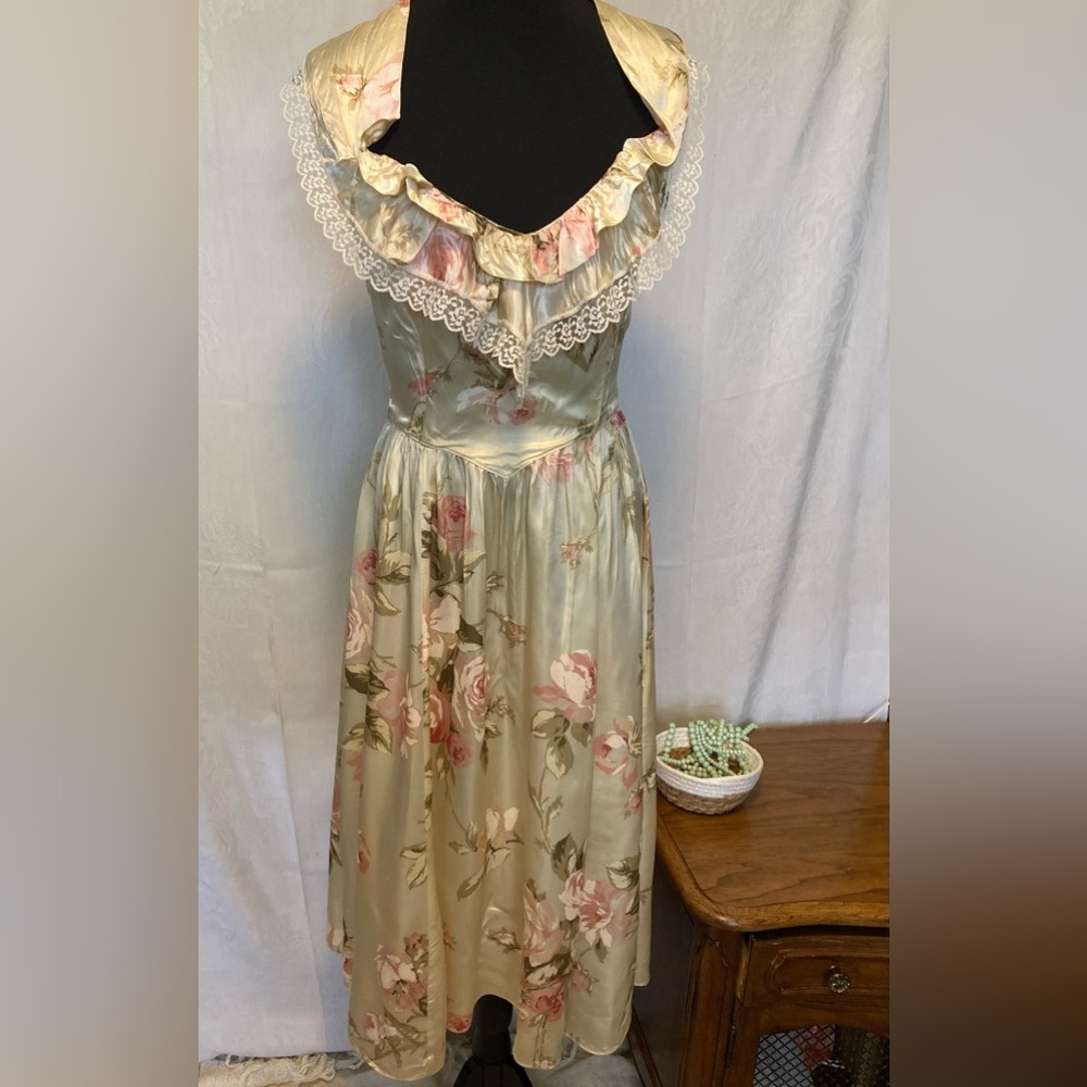 Gunne Sax Vintage Dress Size 9 - Picture 1 of 16
